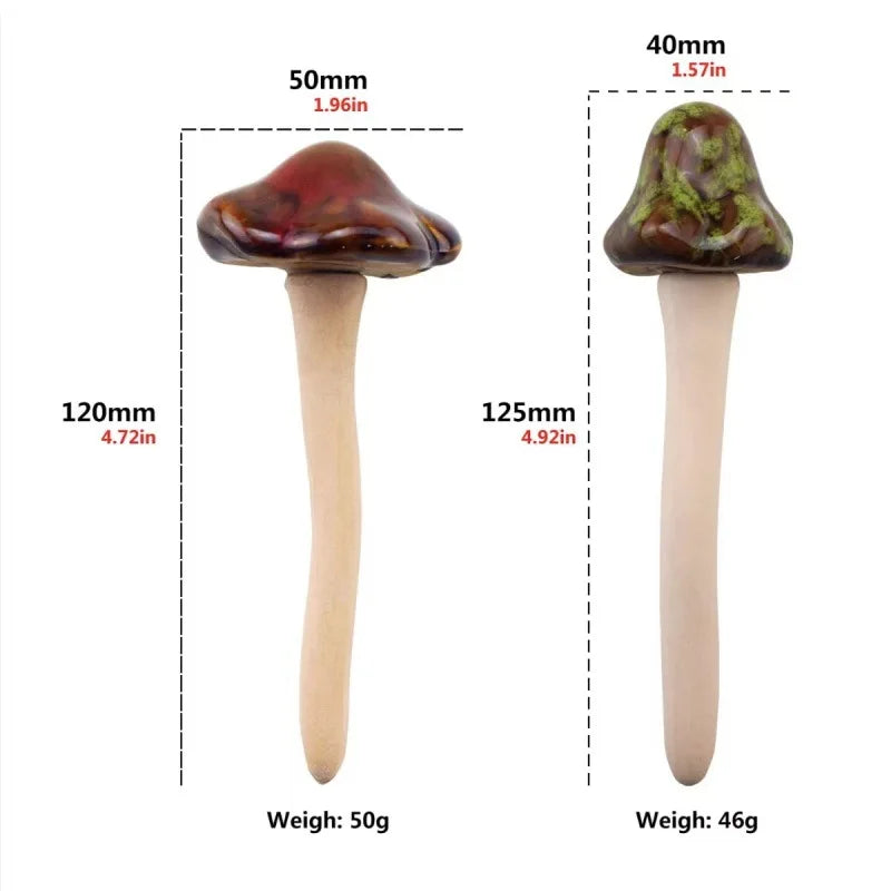 Vivid Fairy Mushroom Ceramics Home Garden Flower Pot Aquarium Decoration  Artificial Toadstool Mushroom Ornaments Outdoor Decor